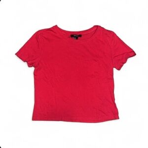 Forever 21 Red Cropped Tee- Size Medium